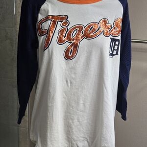 NWOT Vintage Detroit Tigers Womens L 3/4 Sleeve T-shirt
